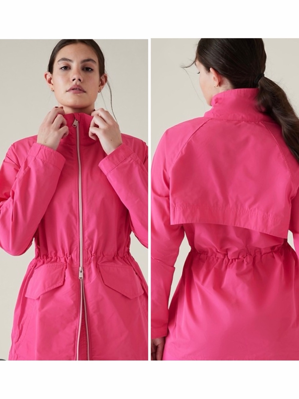 Athleta, WESTERLY jacket, pink salvia, size large